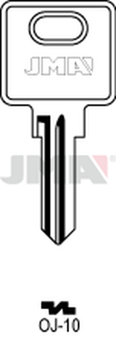JMA OJ-10 Cilindričan ključ (Silca OJ8R / Errebi OJ10)