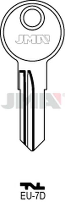 JMA EU-7D Cilindričan ključ (Silca EU10R / Errebi EL5R)