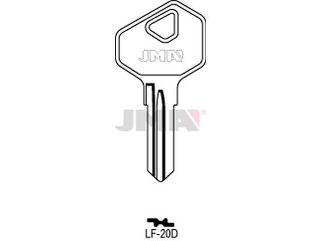 LF-20D Cilindričan ključ (Silca LF27R / Errebi LF36R) 13385