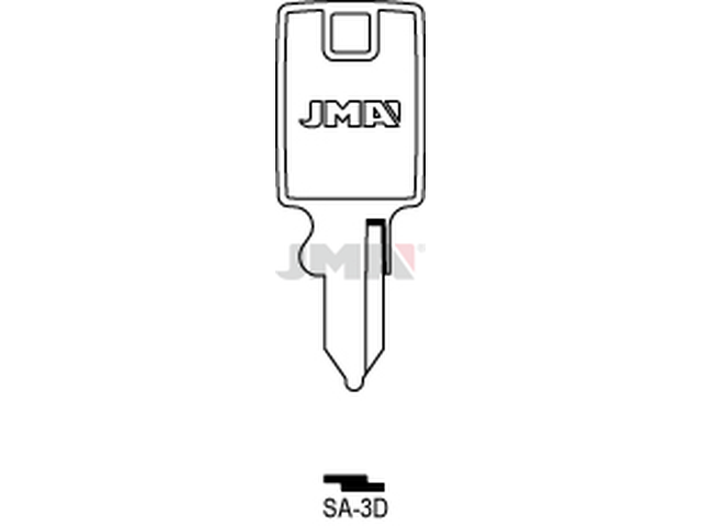 SA-3D Cilindričan ključ (Silca SA5R / Errebi SAM3R) 13657