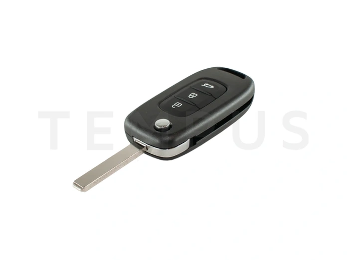 OSTALI EL RENAULT 31 - Renault Clio 5 skakavac 3 tastera, aftermarket, HITAG AES 4A NCF296xM 433 MHz