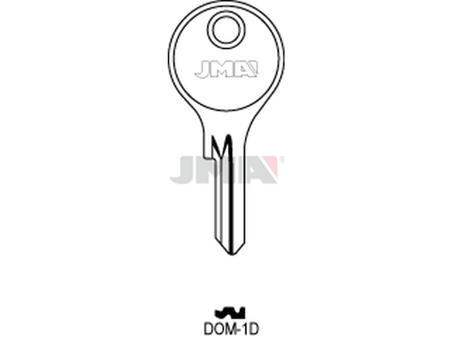 DOM-1D Cilindričan ključ (Silca STS4, DM8 / Errebi DM15) 12864