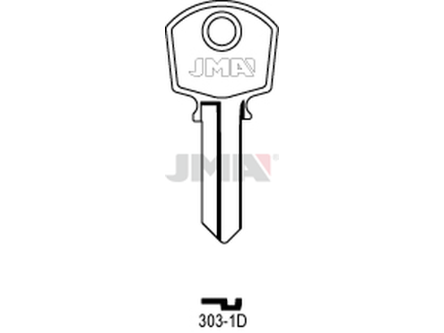 303-1D Cilindričan ključ 12452