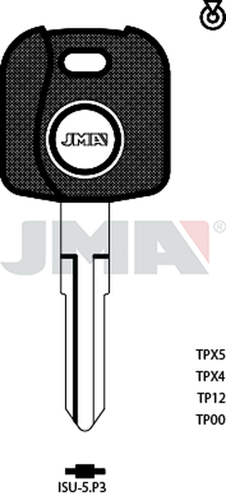 JMA TP00ISU-5.P3 (Silca ISU5MH / Errebi T00ISU8P)