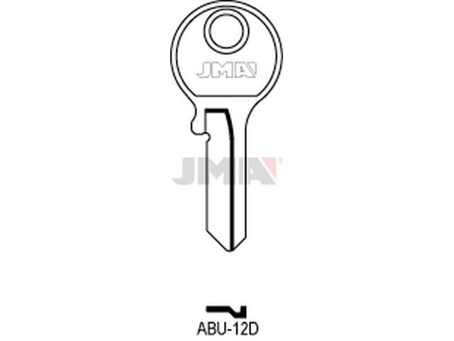 ABU-12D Cilindričan ključ (Silca AB13R  / Errebi AU13R ) 12455