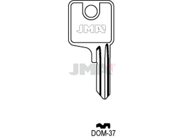 DOM-37 Cilindričan ključ (Silca DM34R / Errebi DM32R) 12880