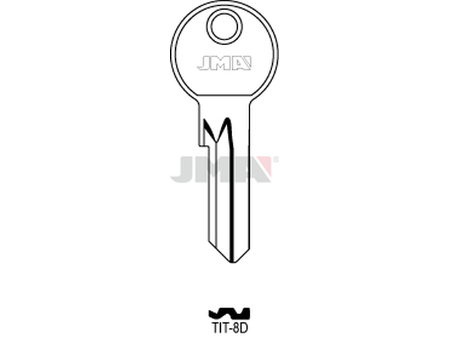 TIT-8D Cilindričan ključ (Silca TN16X / Errebi SAT1) 13772