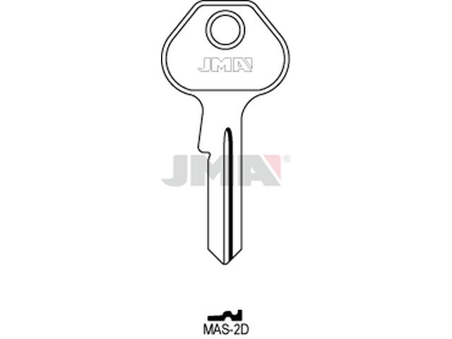 MAS-2D Cilindričan ključ (Silca MS17 / Errebi M16) 13420
