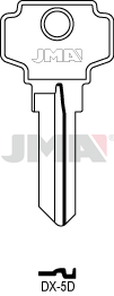 JMA DX-5D Cilindričan ključ (Silca DX1 / Errebi D5D)