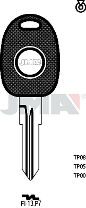 JMA TP00FI-13.P7 (Silca GT15RCT0 / Errebi T00GB14RPD)