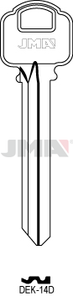 JMA DEK-14D Cilindričan ključ (Silca MAU4)
