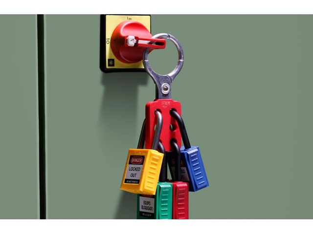 FLAMEPROOF AL HASP 1" 090110 Lockout reza 17895