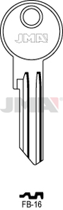 JMA FB-16 Cilindričan ključ (Silca FB18RX / Errebi F27RL)