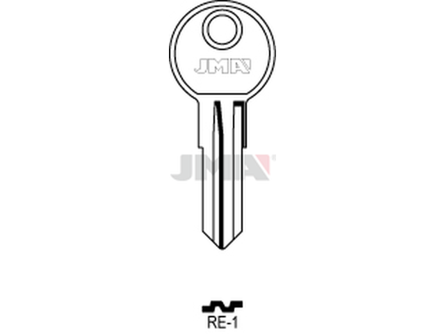 RE-1 Cilindričan ključ (Silca REN1 / Errebi RN8) 13624