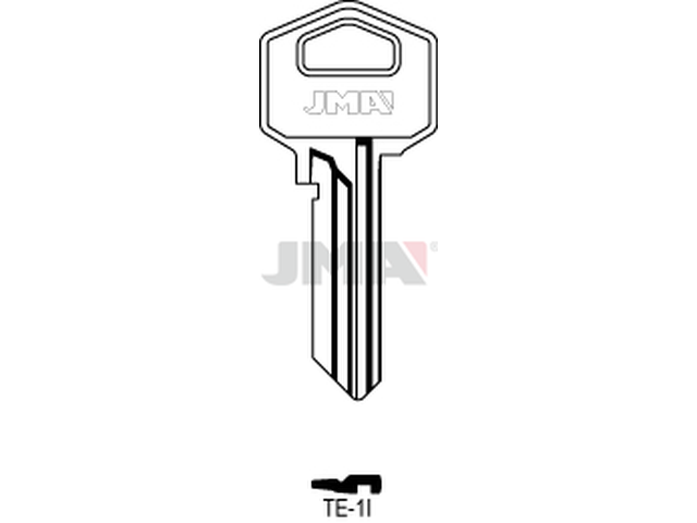 TE-1I Cilindričan ključ (Silca TE1 / Errebi TS6R) 13743