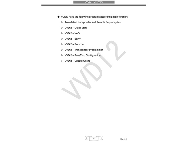 VVDI 2 automotive tool XDV2F0EN 14605