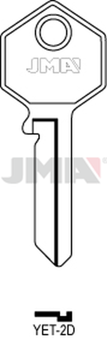 JMA YET-2D Cilindričan ključ (Silca YT6R / Errebi YE14R)