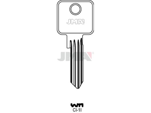 CI-1I Cilindričan ključ (Silca CS17R / Errebi C17R) 12709