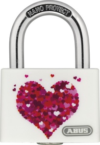 ABUS T65AL/40 MyLove Herz - Strand