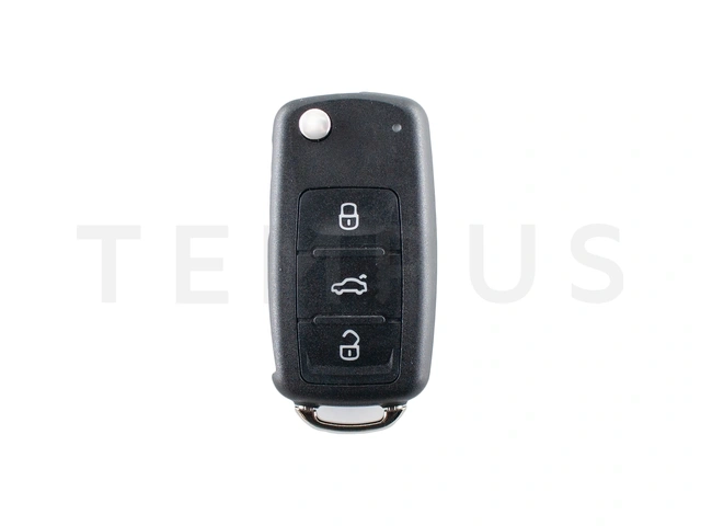 EL VW 02 A - VW daljinac 3 tastera KEYLESS 5K0 837 202 AJ, aftermarket, ID48 433MHz 20694