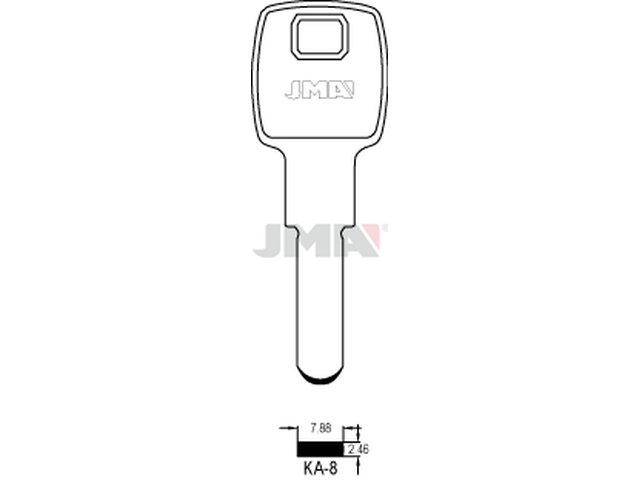 KA-8 Specijalan ključ (Silca KA7 / Errebi KB2N) 13297