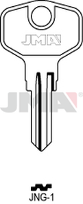 JMA JNG-1 Cilindričan ključ (Silca JU11 / Errebi JNG4)