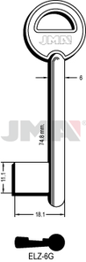 JMA ELZ-6G Kasa ključ (Errebi 65EZ6)