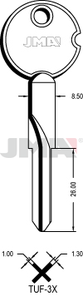 JMA TUF-3X Krstasti ključ (Silca XTF3 / Errebi TFX3)