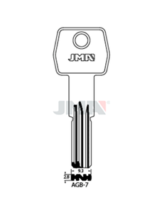 JMA AGB-7 Specijalan ključ (Silca AGB9 / Errebi AGB10)