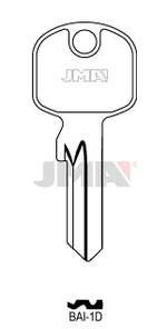 JMA BAI-1D Cilindričan ključ (Errebi SAT3/Silca BAI1)