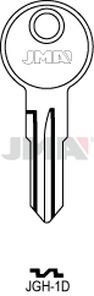 JMA JGH-1D Cilindričan ključ (Silca JR1R / Errebi JR1R)