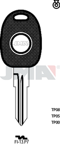 JMA TP00FI-13.P7 (Silca GT15RCT0 / Errebi T00GB14RPD)