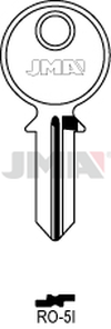 JMA RO-5I Cilindričan ključ (Silca RO10R / Errebi R5L)