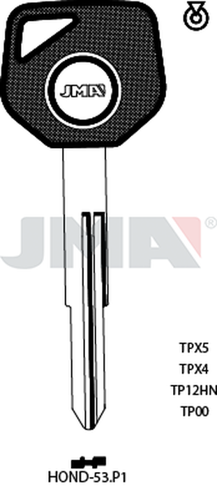 JMA TP00HOND-53.P1 (Silca HON81FP / Errebi T00HD60P)