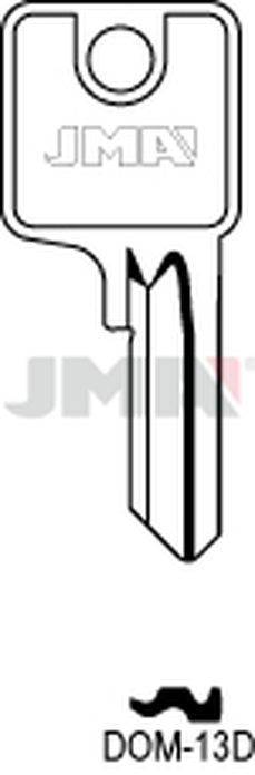 JMA DOM-13D Cilindričan ključ (Silca DM16 / Errebi DM23, DM13)