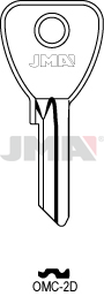 JMA OMC-2D Cilindričan ključ (Silca OC074 / Errebi O5PD)