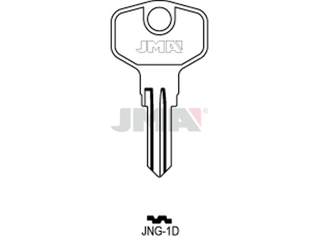 JNG-1D Cilindričan ključ (Silca JU11R / Errebi JNG1) 13274