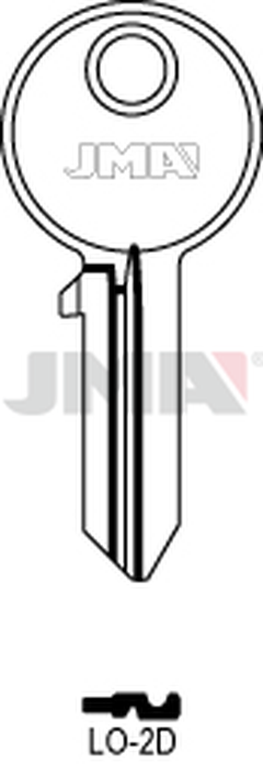 JMA LO-2D Cilindričan ključ (Silca CS16 / Errebi LOG4D)