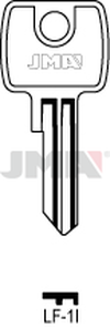 JMA LF-1I Cilindričan ključ (Silca LF6R / Errebi LF11R, LF14R)