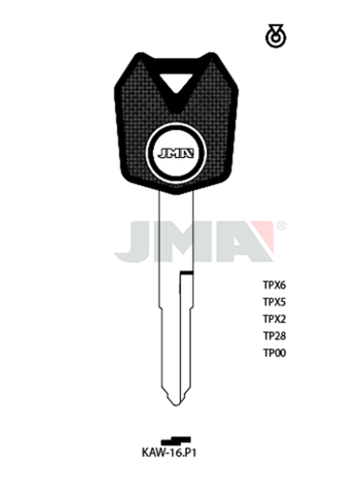 JMA TP00KAW-16.P1 (Silca KW14MH)