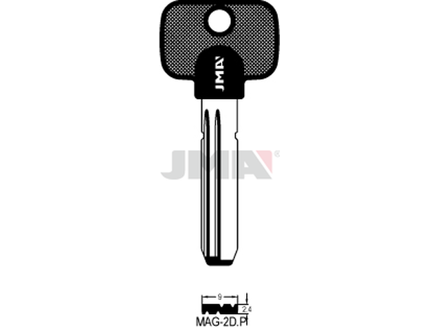 MAG-2D.P Specijalan ključ (Silca MGN1RP / Errebi MGN1RP176) 14902