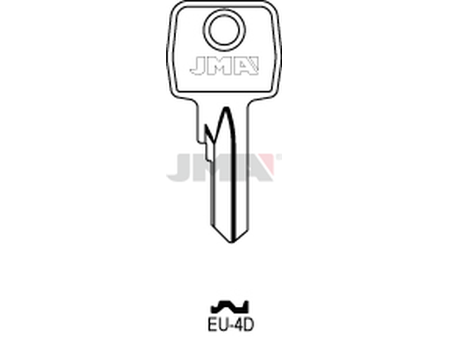 EU-4D Cilindričan ključ (Silca EU4 / Errebi EL2) 12938