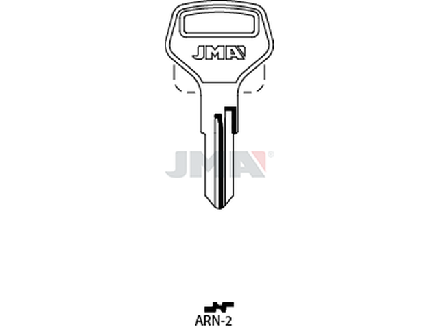 ARN-2 Cilindričan ključ (Silca ART1 / Errebi ARM2) 14855