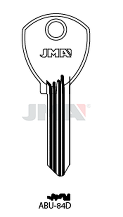 JMA ABU-84D Cilindričan ključ (Errebi AU93/Silca AB91)