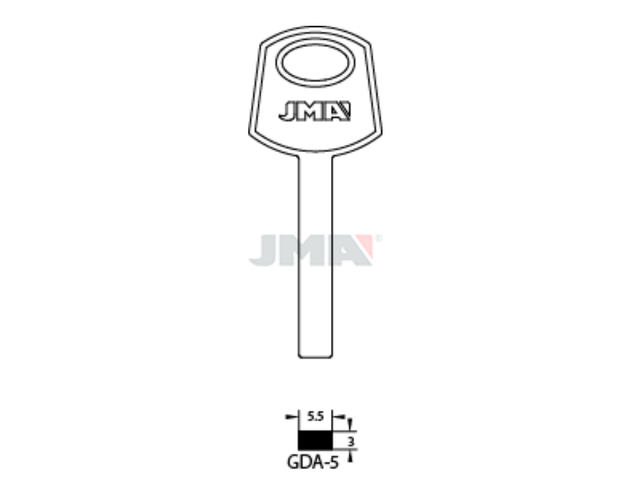 GDA-5 Specijalan ključ (Errebi GDA7) 17597