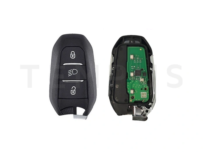 OSTALI EL PEUGEOT 17 A - Peugeot AES handsfree smart daljinac 3 tastera - FAR, aftermarket, A3M15 A3M05 A3M65, Hitag AES 433MHz CIT-1 / VA2
