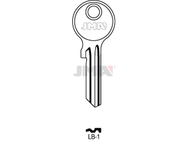 LB-1 Cilindričan ključ (Silca LOB1R / Errebi LOB1R) 13363