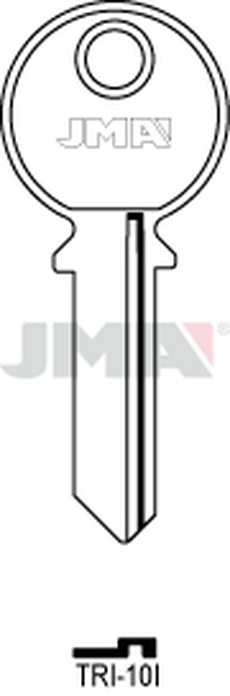 JMA TRI-10I Cilindričan ključ (Silca TL2R / Errebi TR5)