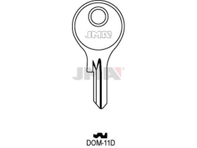 DOM-11D Cilindričan ključ (Silca DM10 / Errebi DM14) 12857