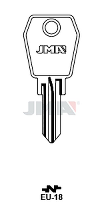JMA EU-18 Cilindričan ključ(Errebi EL8/Silca EU19)